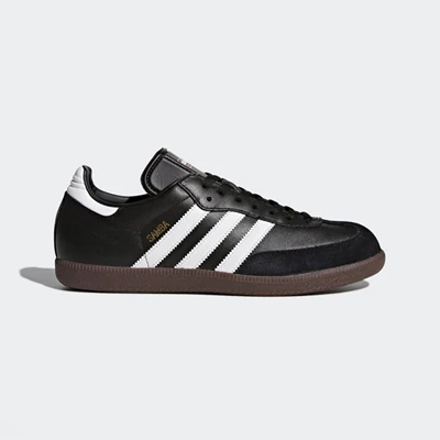 Botas de Futbol Adidas Samba Leather Hombre Negras | 20GQPMCK