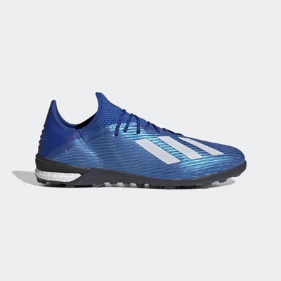 Botas de Futbol Adidas X 19.1 Turf Hombre Azules | 26AXYQUR