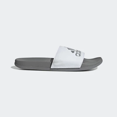 Chanclas Adidas Adilette Comfort Hombre Blancas | 45UCAVWY