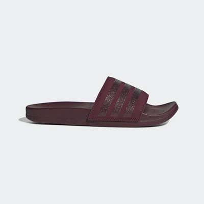 Chanclas Adidas Adilette Comfort Mujer Burdeos | 10TAMZWV