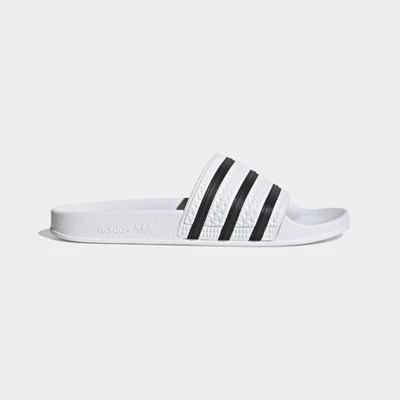 Chanclas Adidas adilette Hombre Blancas | 51QCPMVK