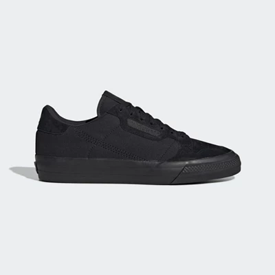 Originales Adidas Continental Vulc Hombre Negras | 90RXTFMW