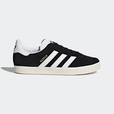 Originales Adidas Gazelle Niños Negras | 14RMCFPJ