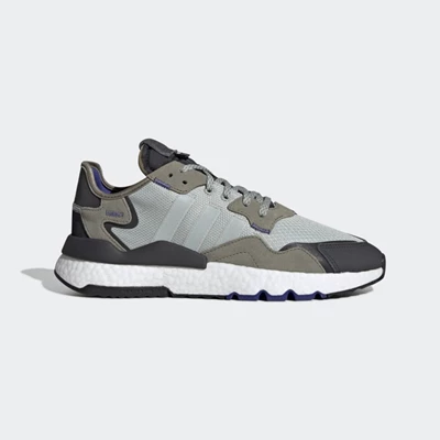 Originales Adidas Nite Jogger Hombre Gris | 38KCBQWF