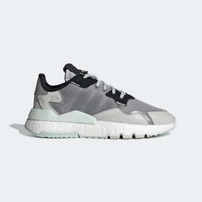 Originales Adidas Nite Jogger Hombre Gris | 85ABHTEM