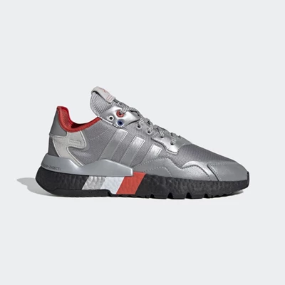 Originales Adidas Nite Jogger Hombre Plateadas | 49CMXUYD