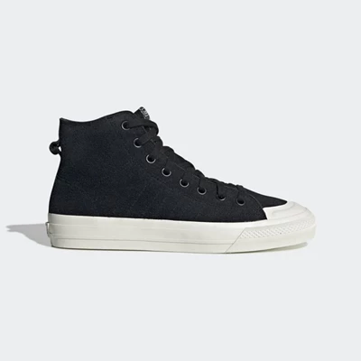 Originales Adidas Nizza Hi RF Hombre Negras | 85UYECNS