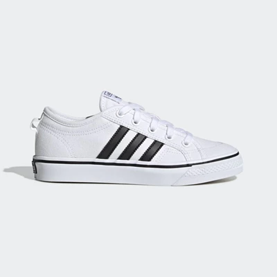 Originales Adidas Nizza Niños Blancas | 80JZAVDO