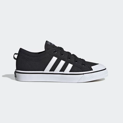 Originales Adidas Nizza Niños Negras | 92EXJGIQ