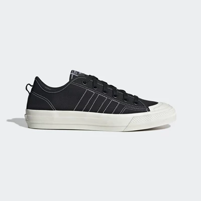 Originales Adidas Nizza RF Hombre Negras | 43LMADUR