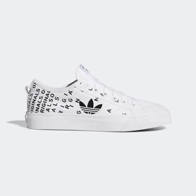 Originales Adidas Nizza Trefoil Mujer Blancas | 85OJGSMF