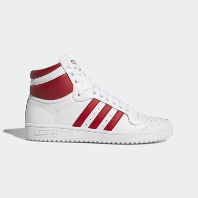 Originales Adidas Top Ten Hi Hombre Blancas | 95DZMHBY