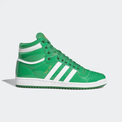 Originales Adidas Top Ten Hi Hombre Verde | 27WSDXPG