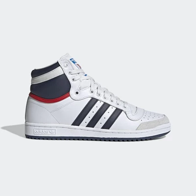 Originales Adidas Top Ten Hi Mujer Blancas | 71UVFGHS