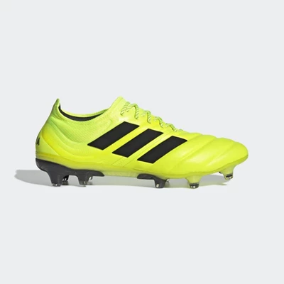 Tacos De Futbol Adidas Copa 19.1 Firm Ground Hombre Amarillo | 68XFRGJK