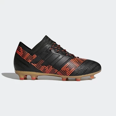 Tacos De Futbol Adidas Nemeziz 17.1 Firm Ground Niños Negras | 59QMUXOZ