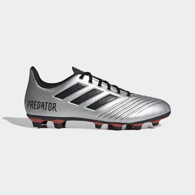 Tacos De Futbol Adidas Predator 19.4 Flexible Ground Hombre Plateadas | 81DZBNST