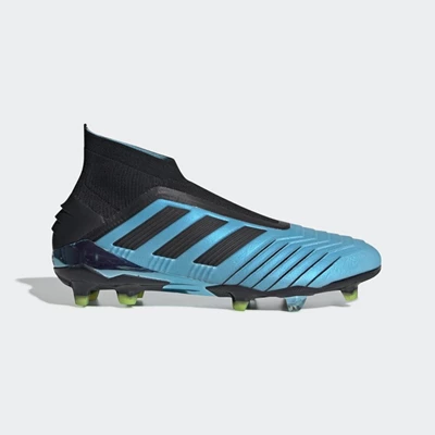 Tacos De Futbol Adidas Predator 19+ Firm Ground Hombre Azules | 64SGTKNF