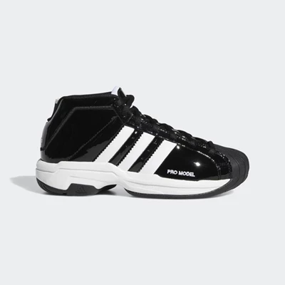 Zapatillas Baloncesto Adidas Pro Model 2G Niños Negras | 25WAKNFT