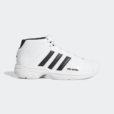 Zapatillas Baloncesto Adidas Pro Model 2G Niños Blancas | 47CDJSEL