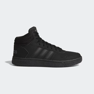 Zapatillas De Balonmano Adidas Hoops 2.0 Mid Hombre Negras | 52QZNRCE