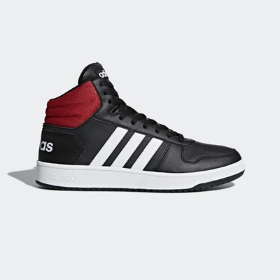 Zapatillas De Balonmano Adidas Hoops 2.0 Mid Hombre Negras | 76QWUGZR