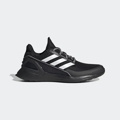 Zapatillas Running Adidas RapidaRun Niños Negras | 60CMULJB