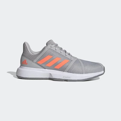 Zapatos De Tenis Adidas CourtJam Bounce Hombre Gris | 62XMTJWU