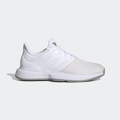 Zapatos De Tenis Adidas GameCourt Wide Hombre Blancas | 24ZBLHPE