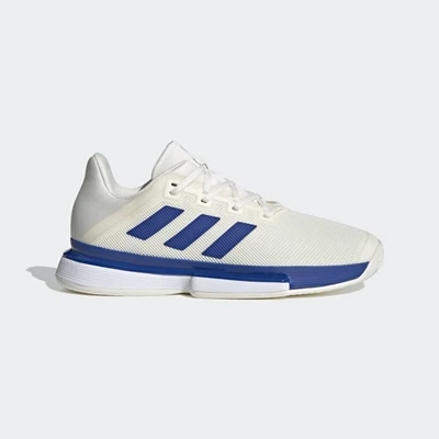 Zapatos De Tenis Adidas SoleMatch Bounce Hard Court Hombre Blancas | 76QJUTFY