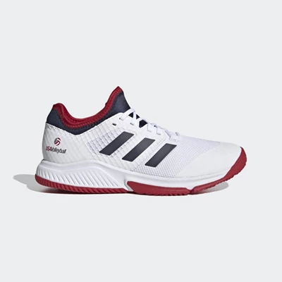 Zapatos De Voleibol Adidas Court Team Bounce Mujer Blancas | 75JKDFYB