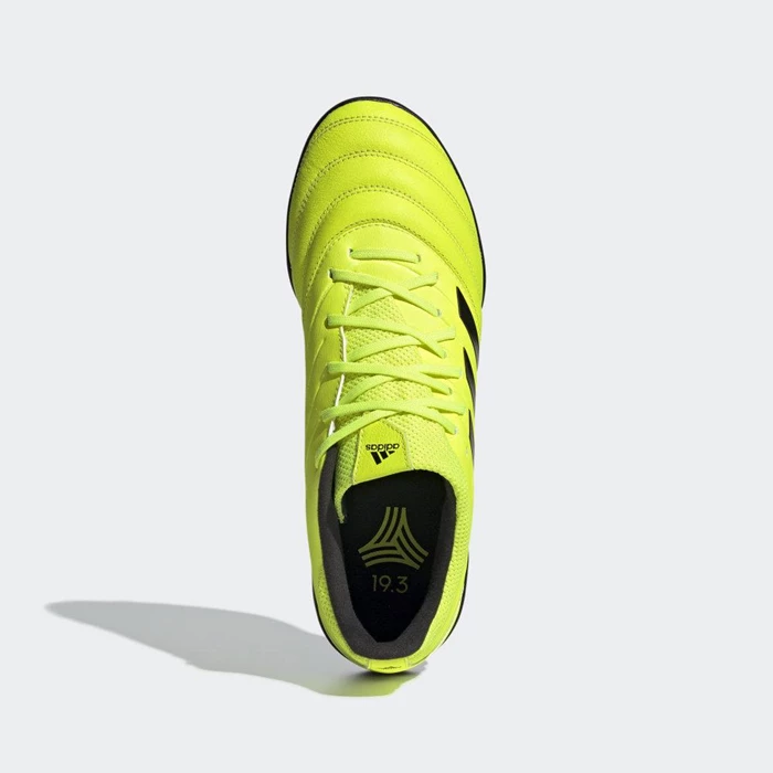 Botas de Futbol Adidas Copa 19.3 Turf Hombre Amarillo | 82WBYHSU