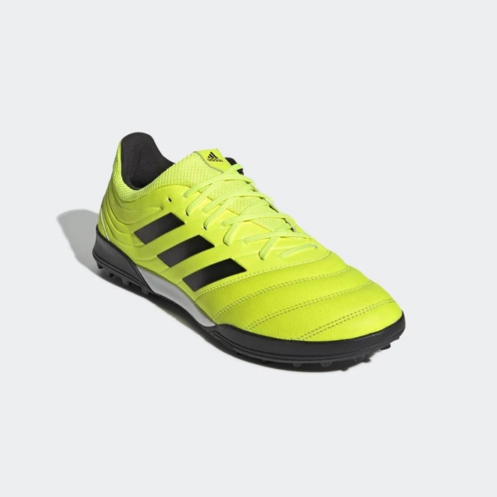 Botas de Futbol Adidas Copa 19.3 Turf Hombre Amarillo | 82WBYHSU