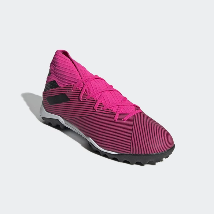 Botas de Futbol Adidas Nemeziz 19.3 Turf Hombre Rosas | 93CMTPWL