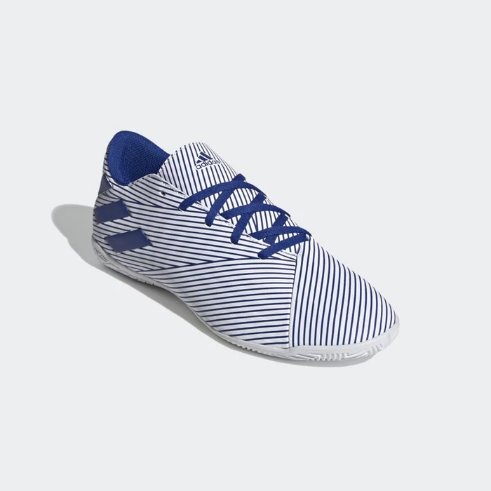 Botas de Futbol Adidas Nemeziz 19.4 Indoor Hombre Blancas | 06OFBWYJ