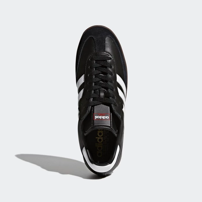 Botas de Futbol Adidas Samba Leather Hombre Negras | 20GQPMCK