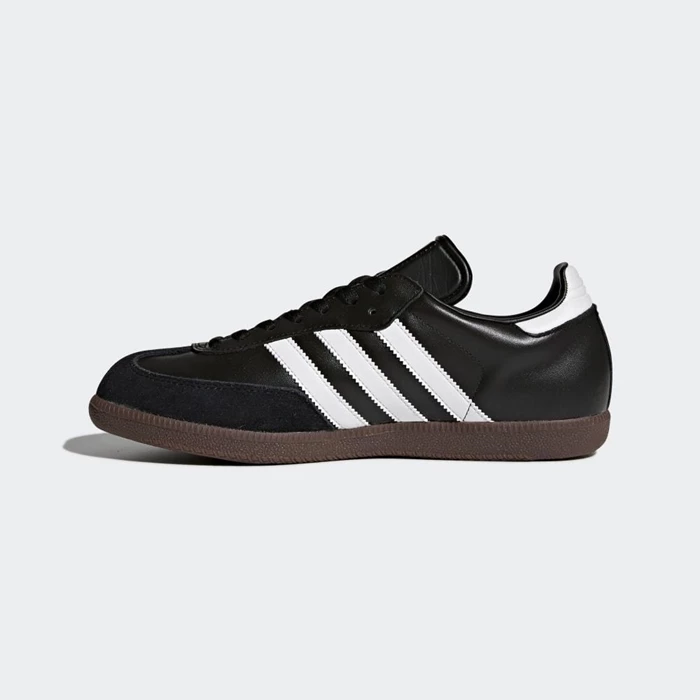 Botas de Futbol Adidas Samba Leather Hombre Negras | 20GQPMCK