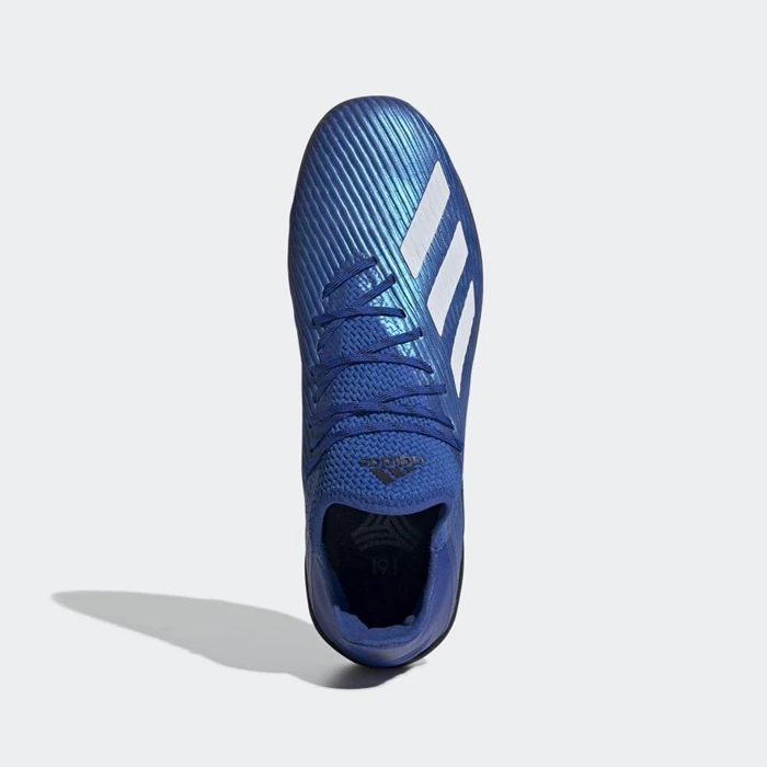 Botas de Futbol Adidas X 19.1 Turf Hombre Azules | 26AXYQUR