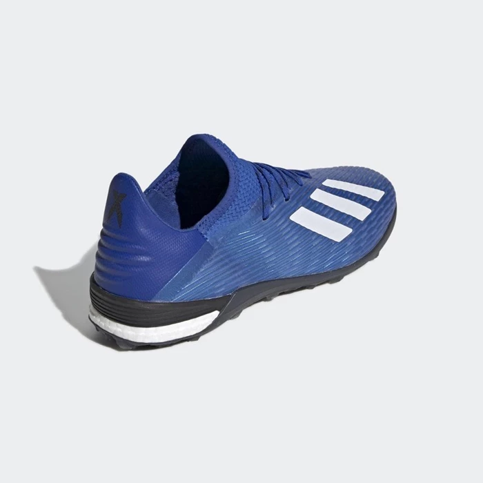 Botas de Futbol Adidas X 19.1 Turf Hombre Azules | 26AXYQUR