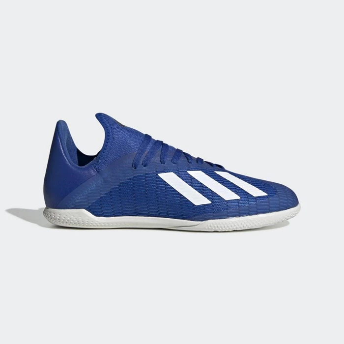 Botas de Futbol Adidas X 19.3 Indoor Hombre Azules | 64XZYRFD