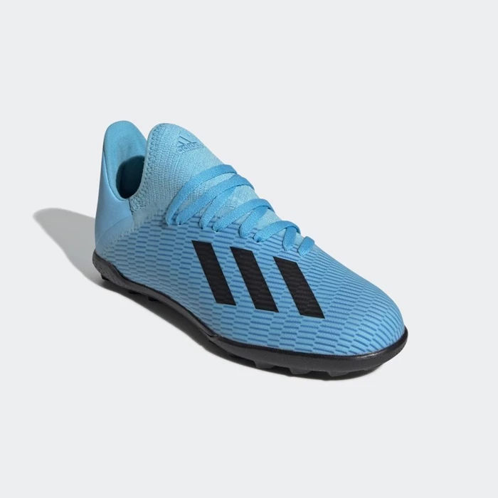 Botas de Futbol Adidas X 19.3 Turf Hombre Turquesa | 13WXNCUZ