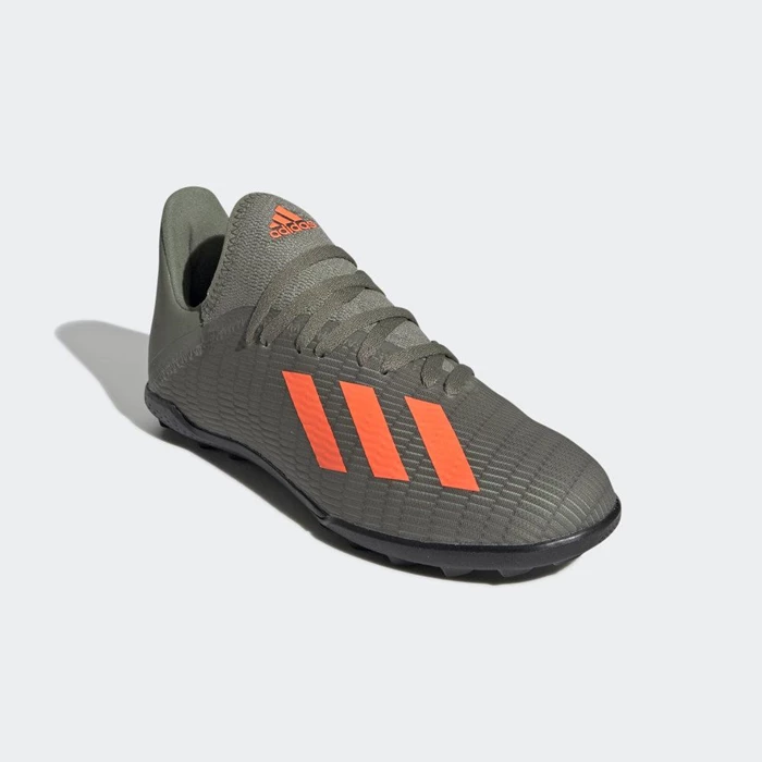 Botas de Futbol Adidas X 19.3 Turf Hombre Verde | 35USNYQH