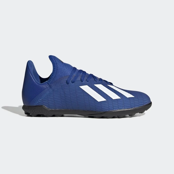 Botas de Futbol Adidas X 19.3 Turf Hombre Azules | 52XCPAOL