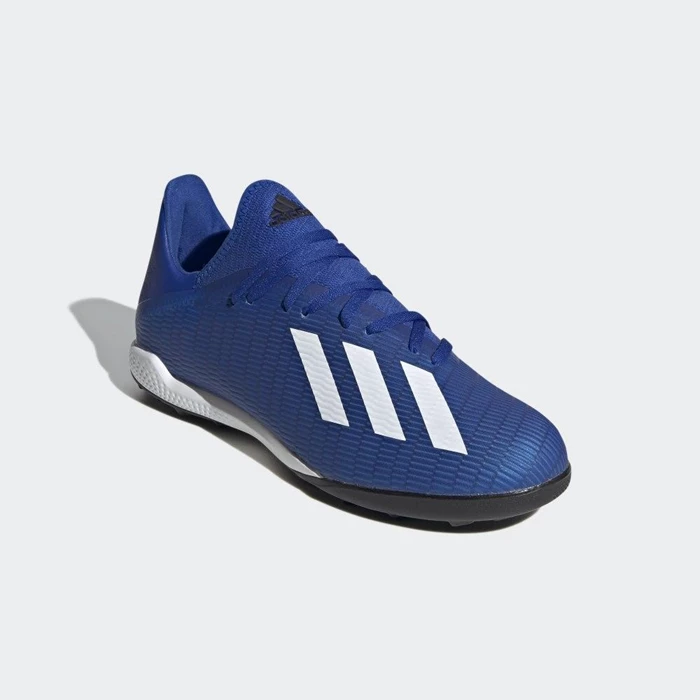 Botas de Futbol Adidas X 19.3 Turf Hombre Azules | 60NDJPRG