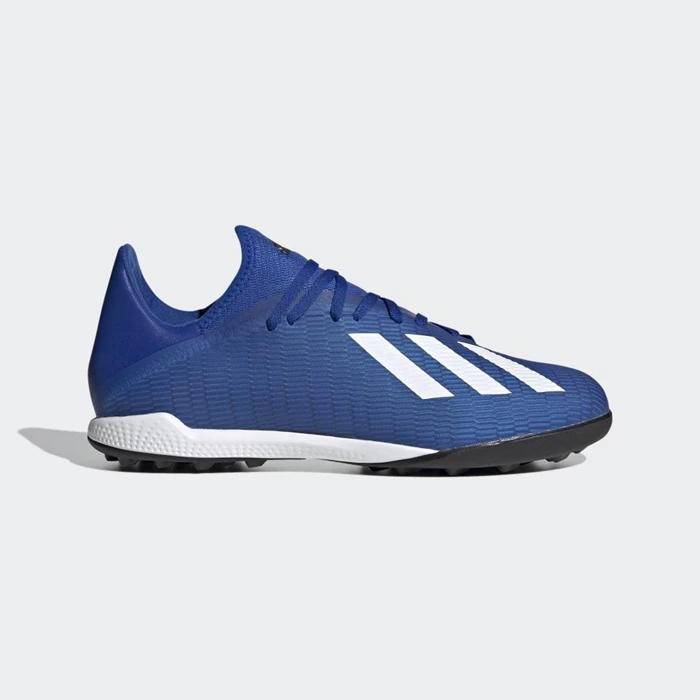 Botas de Futbol Adidas X 19.3 Turf Hombre Azules | 60NDJPRG