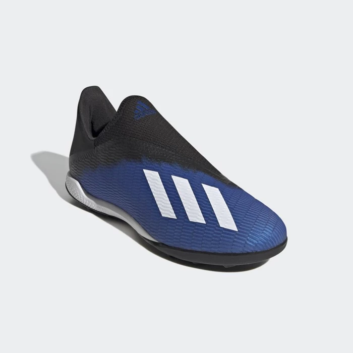 Botas de Futbol Adidas X 19.3 Turf Hombre Azules | 96TUGPZA