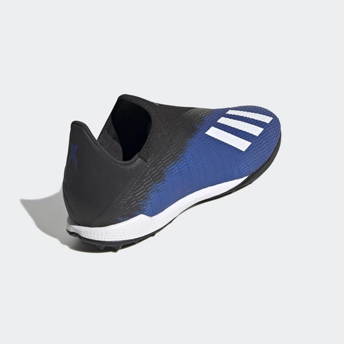 Botas de Futbol Adidas X 19.3 Turf Hombre Azules | 96TUGPZA