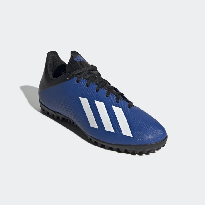 Botas de Futbol Adidas X 19.4 Turf Hombre Azules | 68PLYHDC