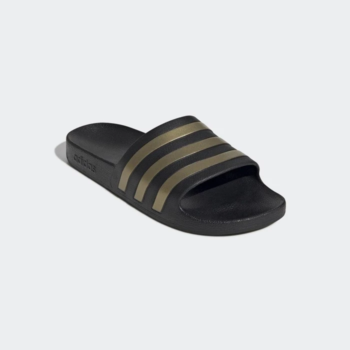 Chanclas Adidas Adilette Aqua Hombre Negras | 32ZMRLKO