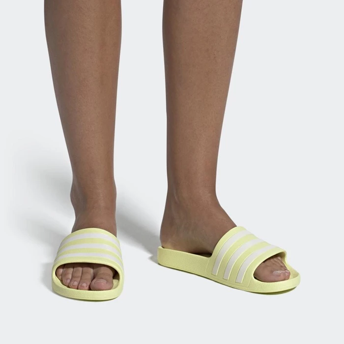 Chanclas Adidas Adilette Aqua Mujer Amarillo | 30FHNUKE